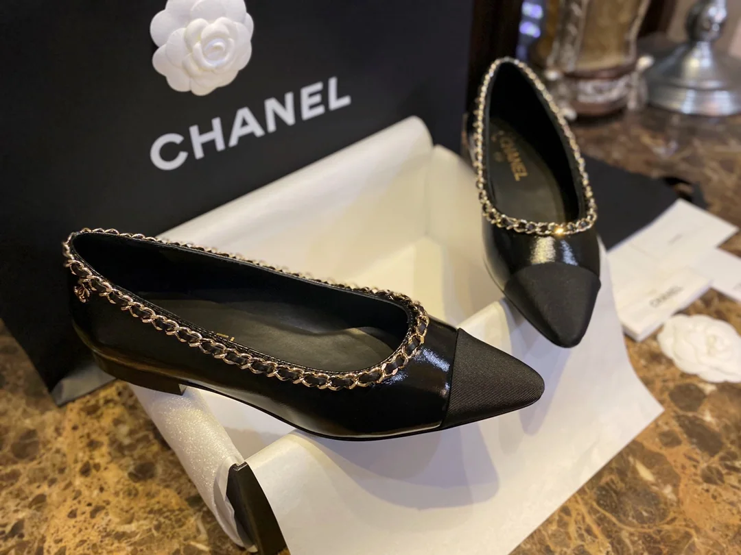 샤넬 라야 체인 블랙 플랫슈즈 3221 상세 이미지 5