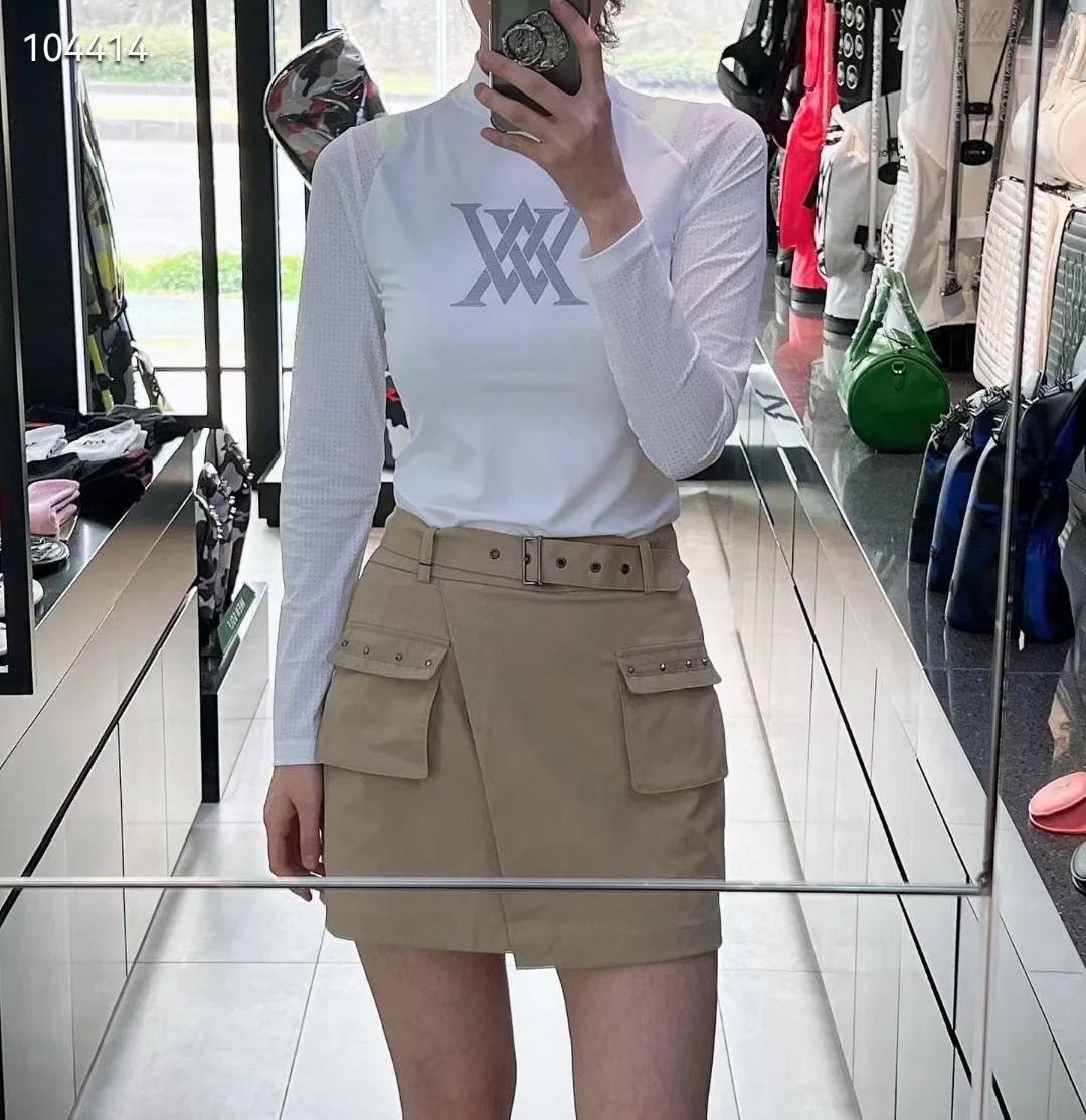 어뉴골프 여성 자외선 차단 베이스 레이어 긴팔 탑 상세 이미지 3