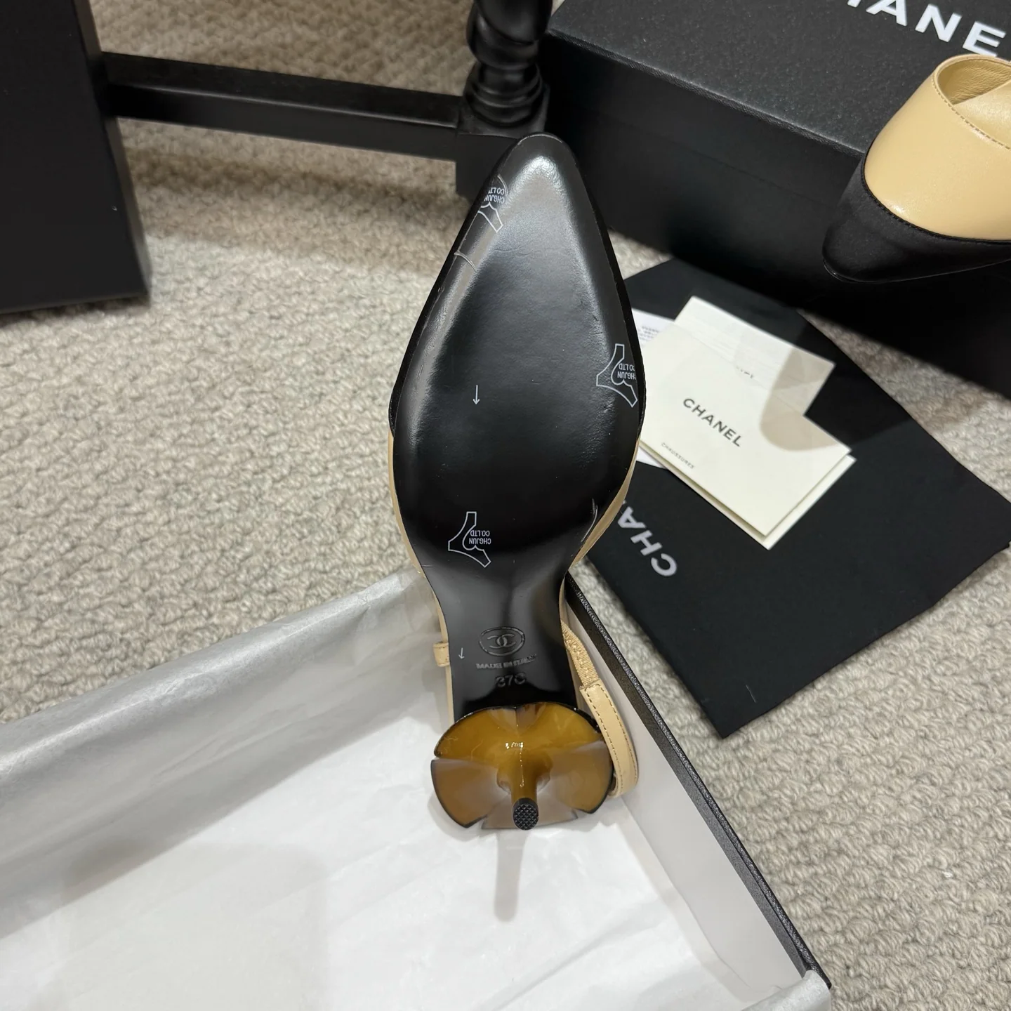 샤넬 진주 힐 하이힐 상세 이미지 9