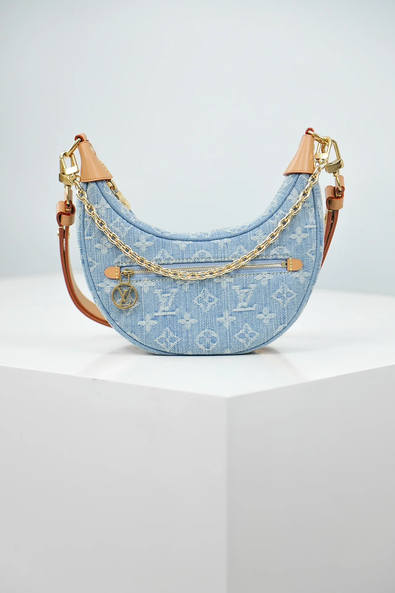 루이비통 라이트 데님 모나리자 숄더백 상세 이미지 2