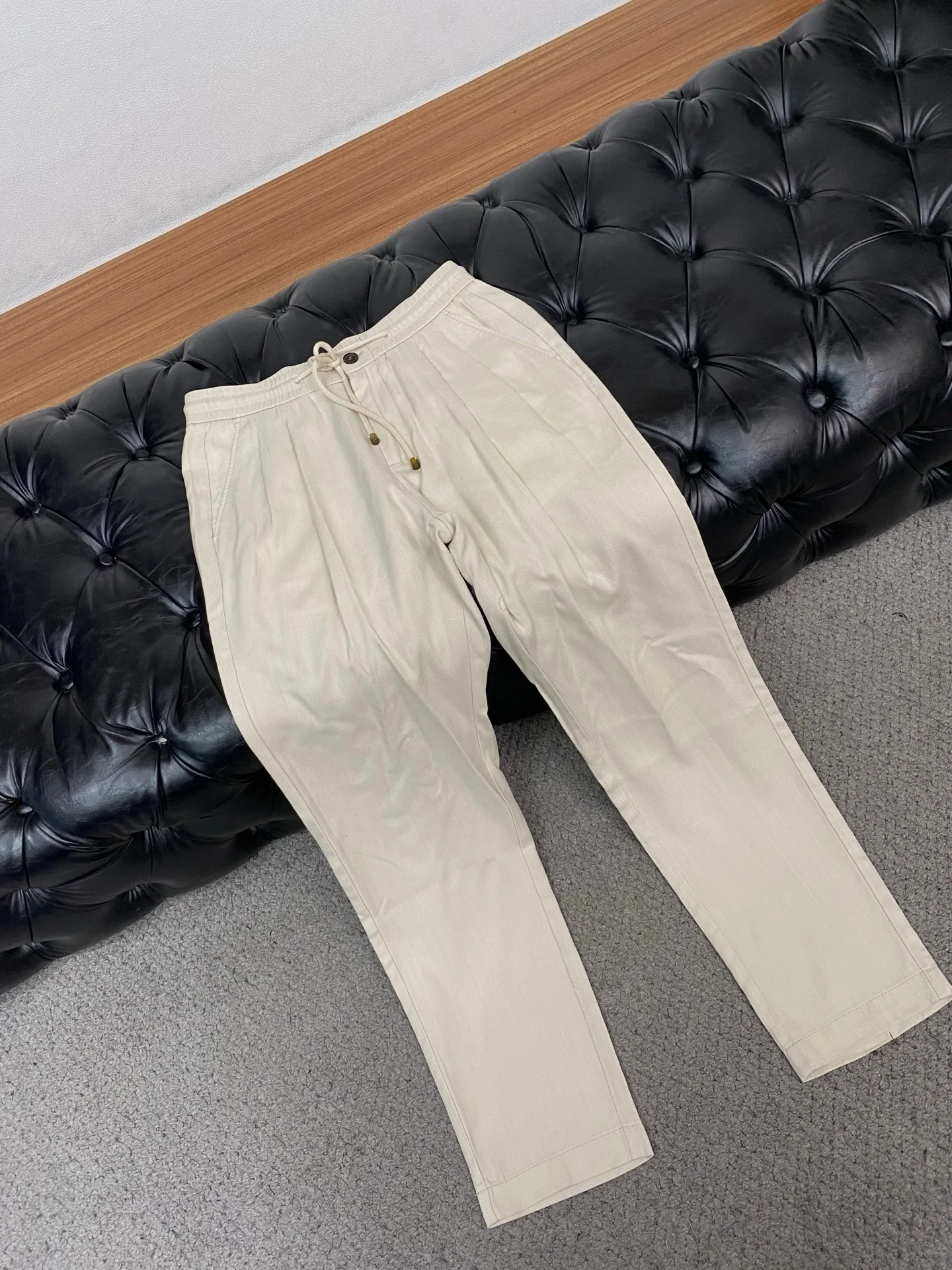 브루넬로쿠치넬리 면마 혼방 남성 바지 상세 이미지 6