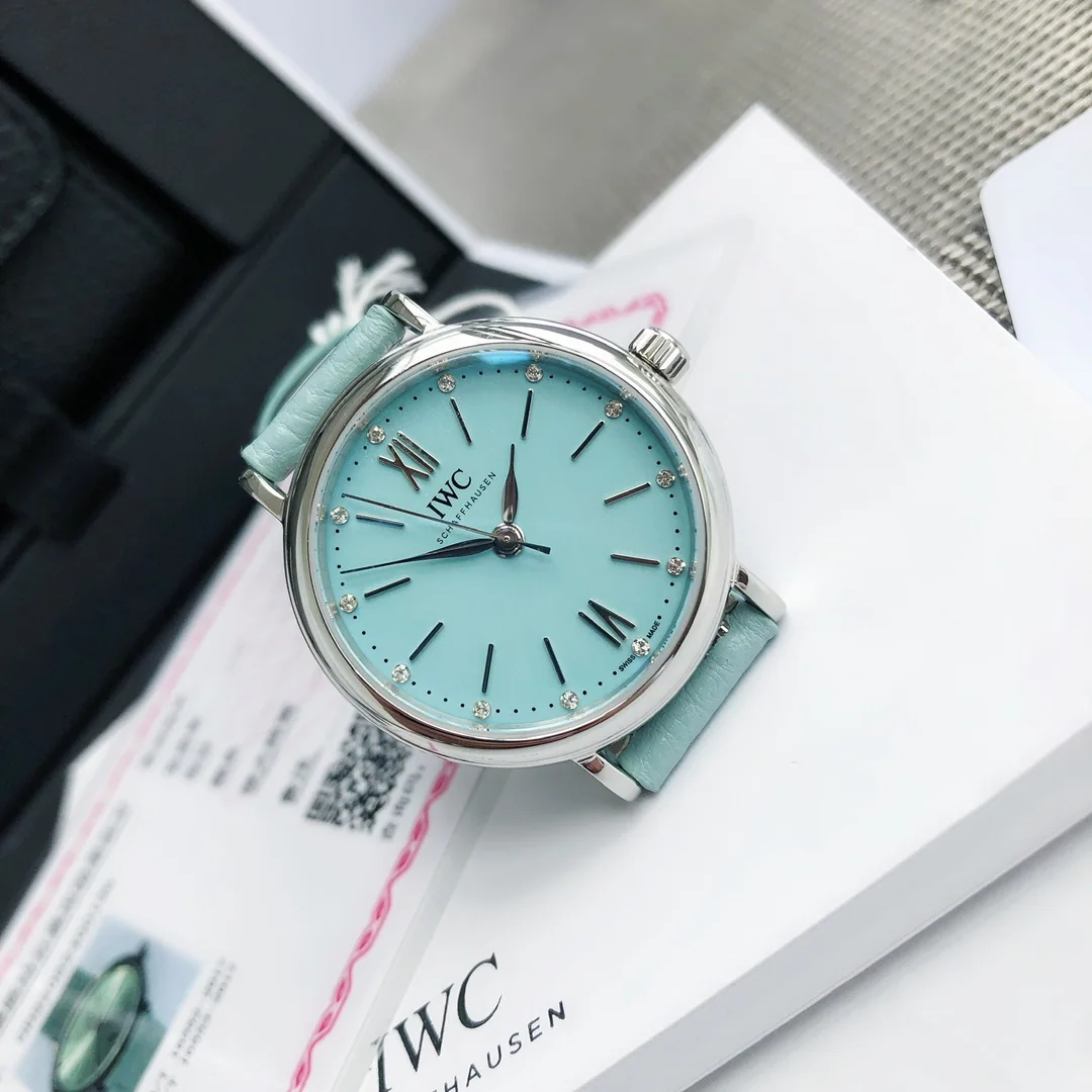 IWC 포트피노 라이트블루 다이얼 여성 시계 상세 이미지 3