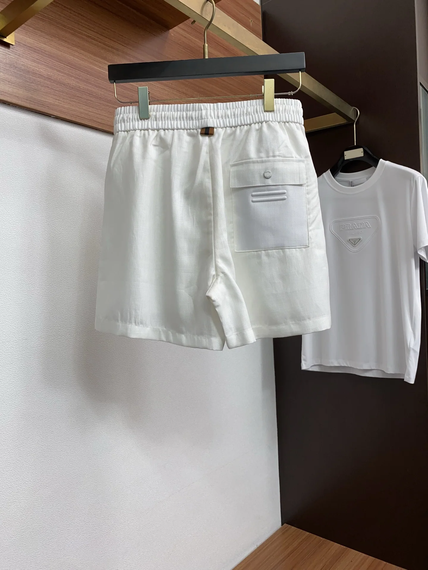 제냐 린넨 코튼 남성 반바지 상세 이미지 8