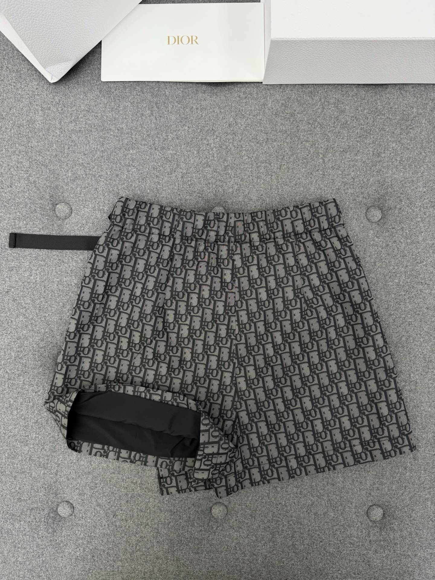 디올 오블리크 모노그램 큐롯 바지 상세 이미지 8