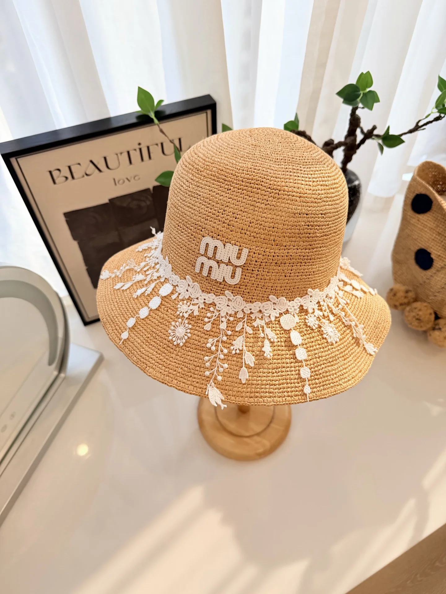 미우미우 모자 80773 Miu Miu Cap 상세 이미지 6