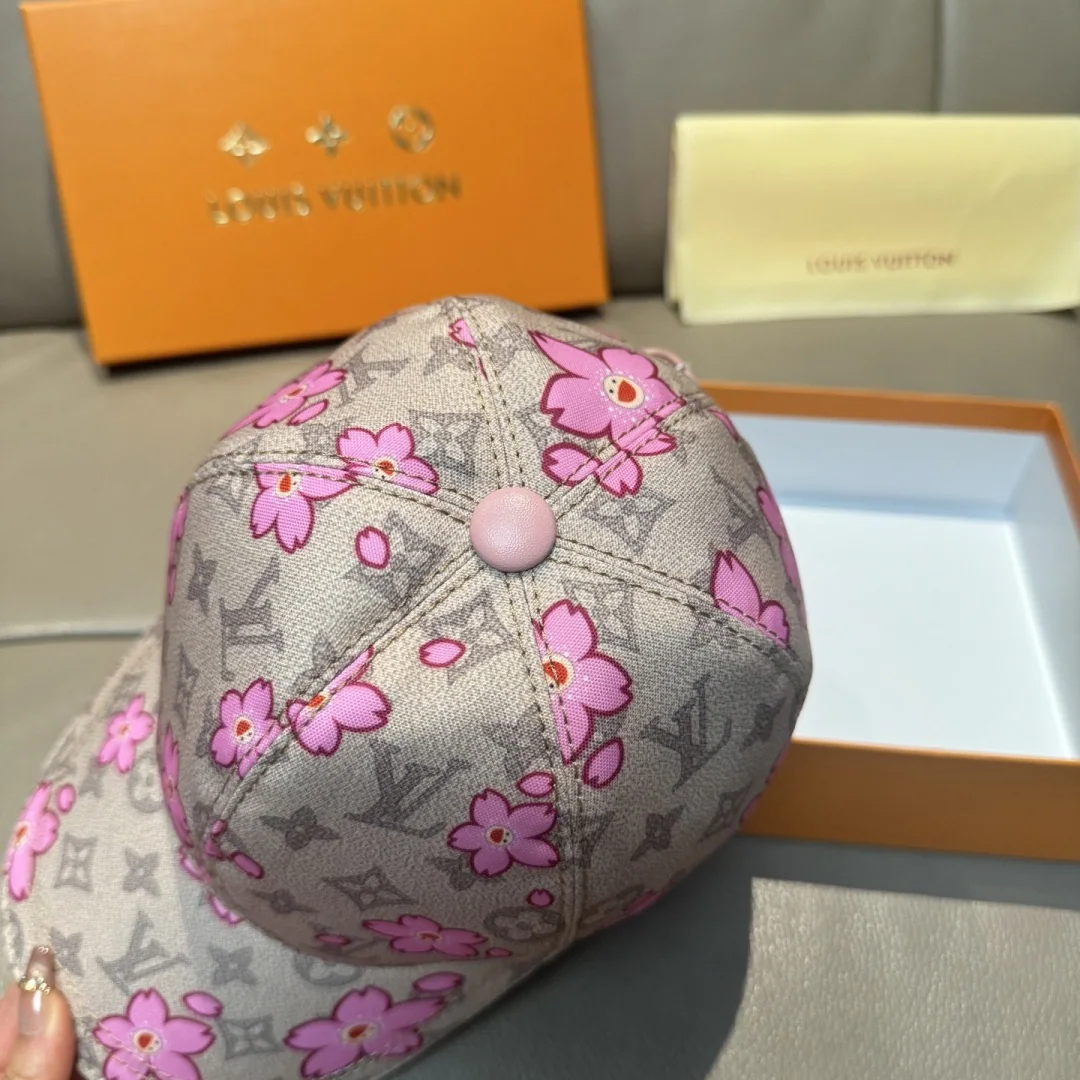 루이비통 모노그램 체리블라썸 베이스볼 캡 상세 이미지 6