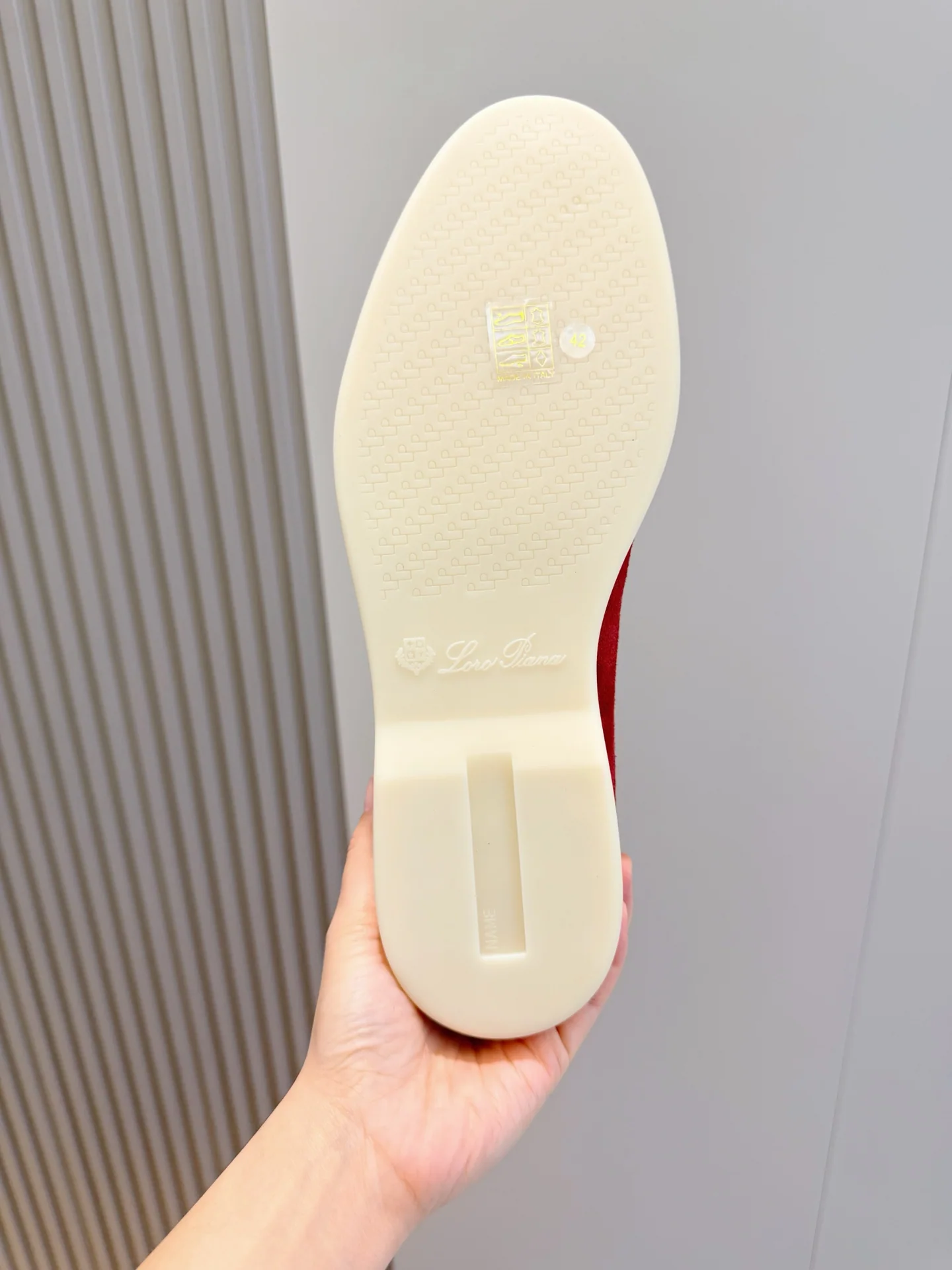 로로피아나 천연 스웨이드 수제화 남성 신발 4454 상세 이미지 9