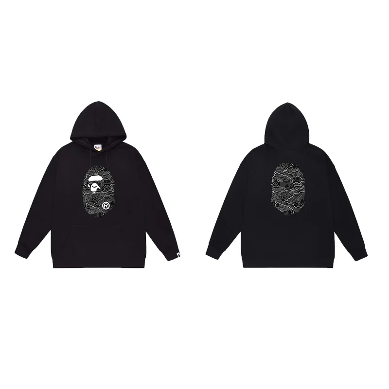 베이프 에이프 헤드 프린트 남성 반팔 티셔츠 SC7027 BAPE 상세 이미지 3