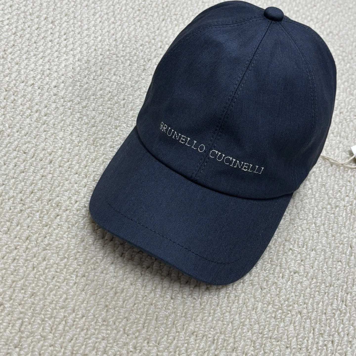 브루넬로쿠치넬리 가죽 조절 버클 야구모자 상세 이미지 2
