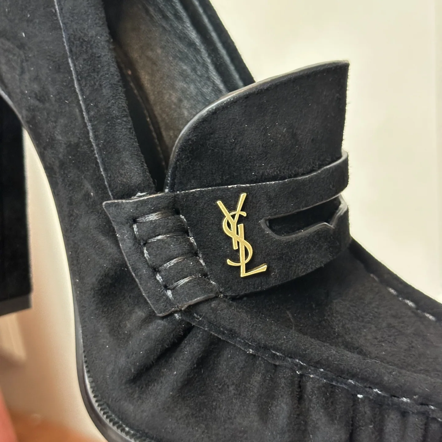 생로랑 YSL 앞코 덮인 뮬 슬리퍼 상세 이미지 5