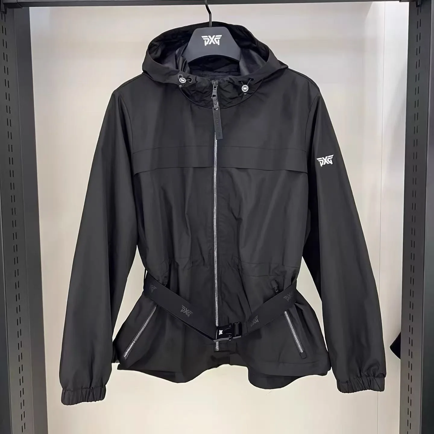 PXG 여성 슬림 허리 방풍 재킷 상세 이미지 2