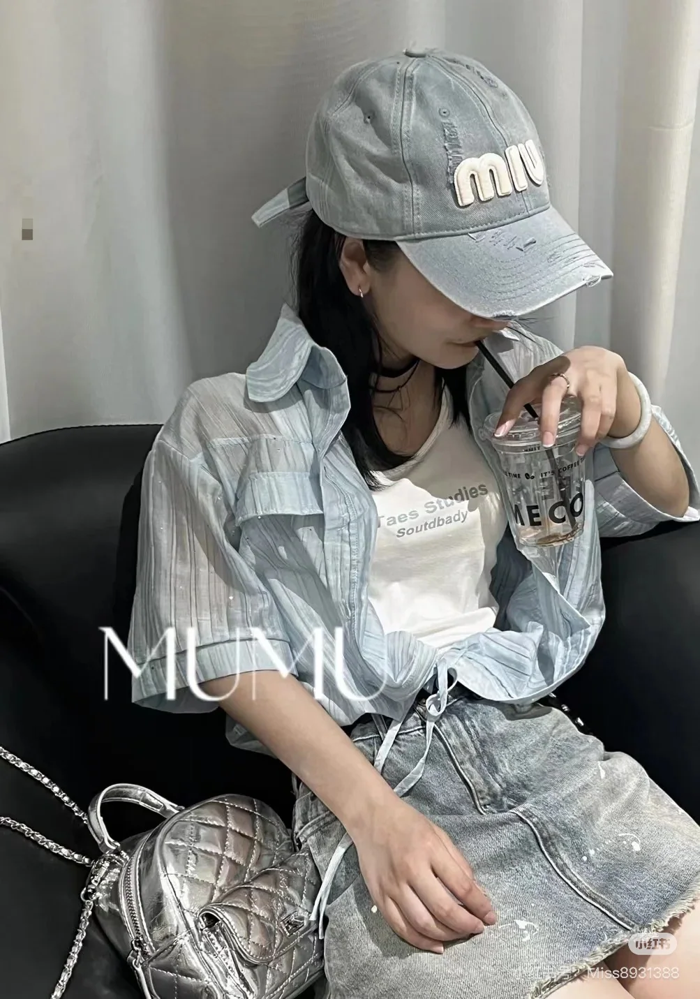 미우미우 캡 상세 이미지 14