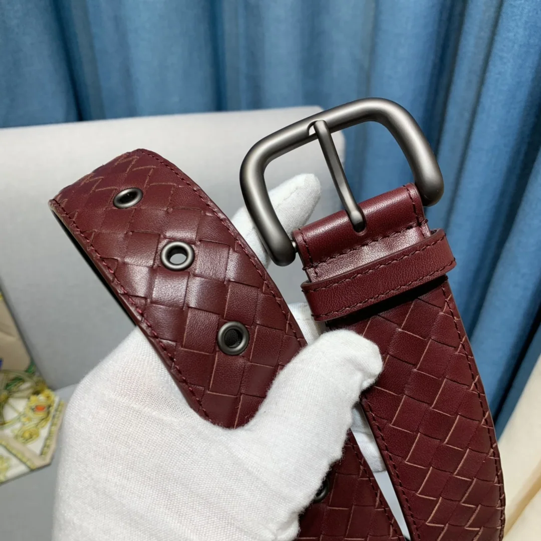 보테가베네타 BV 수공예 이탈리아산 송아지가죽 벨트 상세 이미지 5