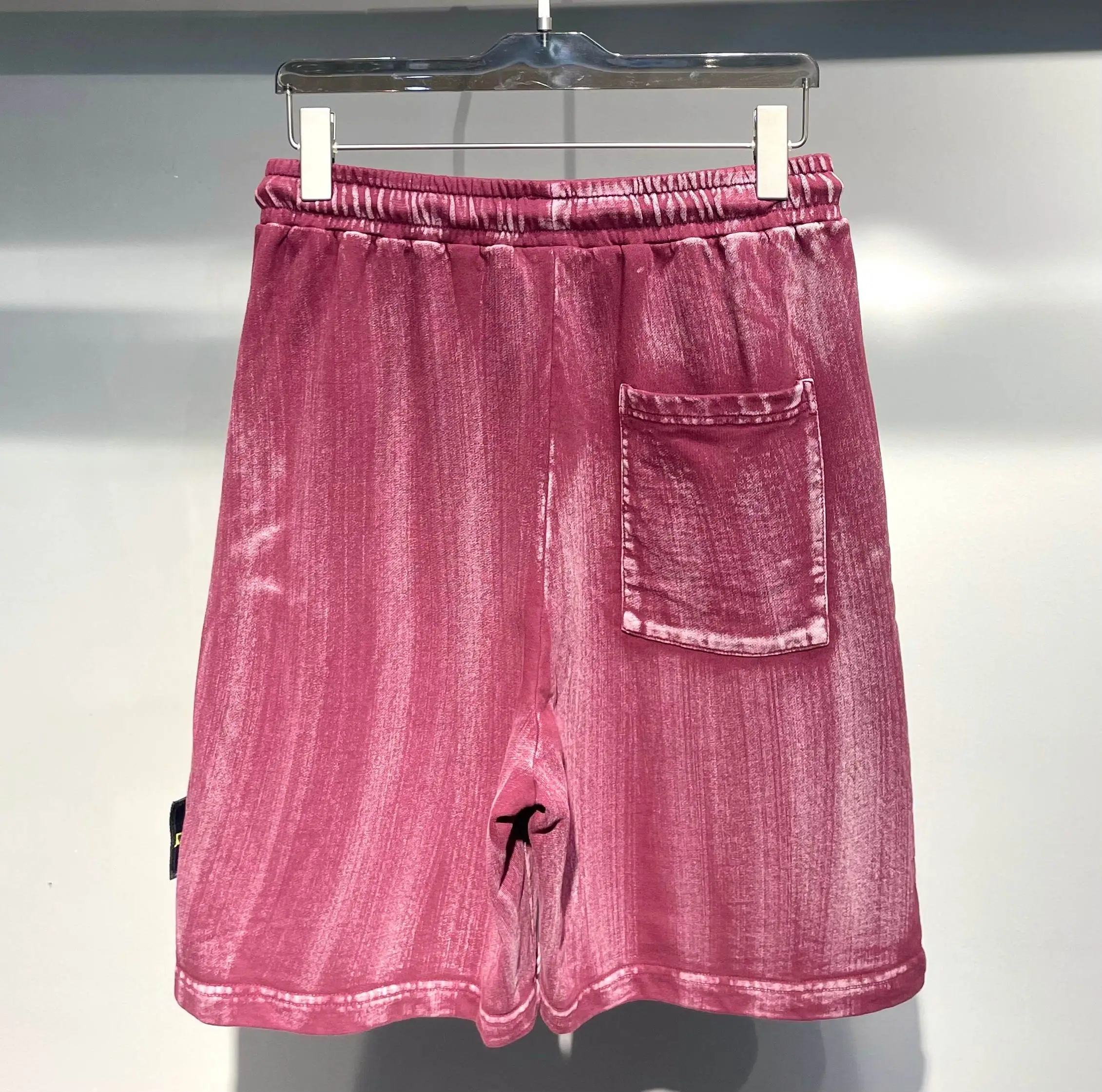 스톤아일랜드 워시드 빈티지 타이다이 남성 반바지 상세 이미지 7