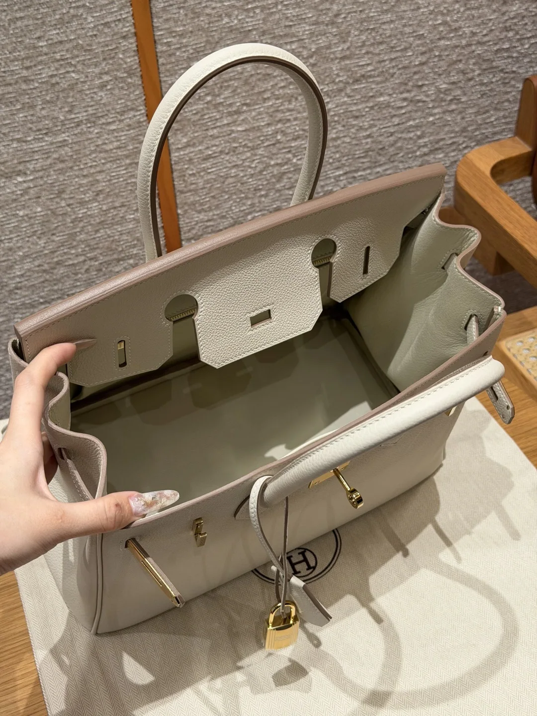 에르메스 버킨 30 토고 가방 상세 이미지 6