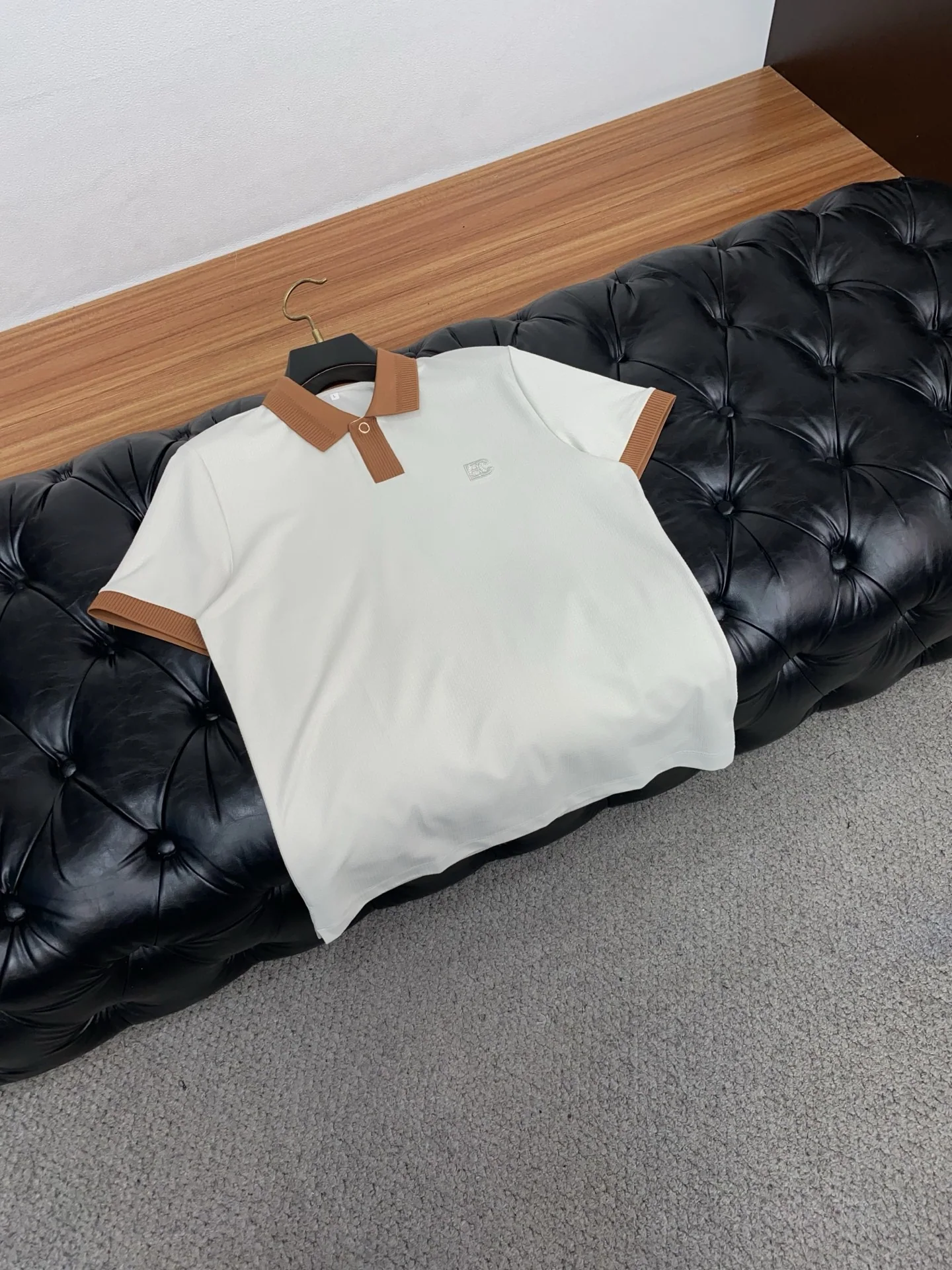 브루넬로쿠치넬리 클래식 카라 남성 반팔 폴로셔츠 상세 이미지 7