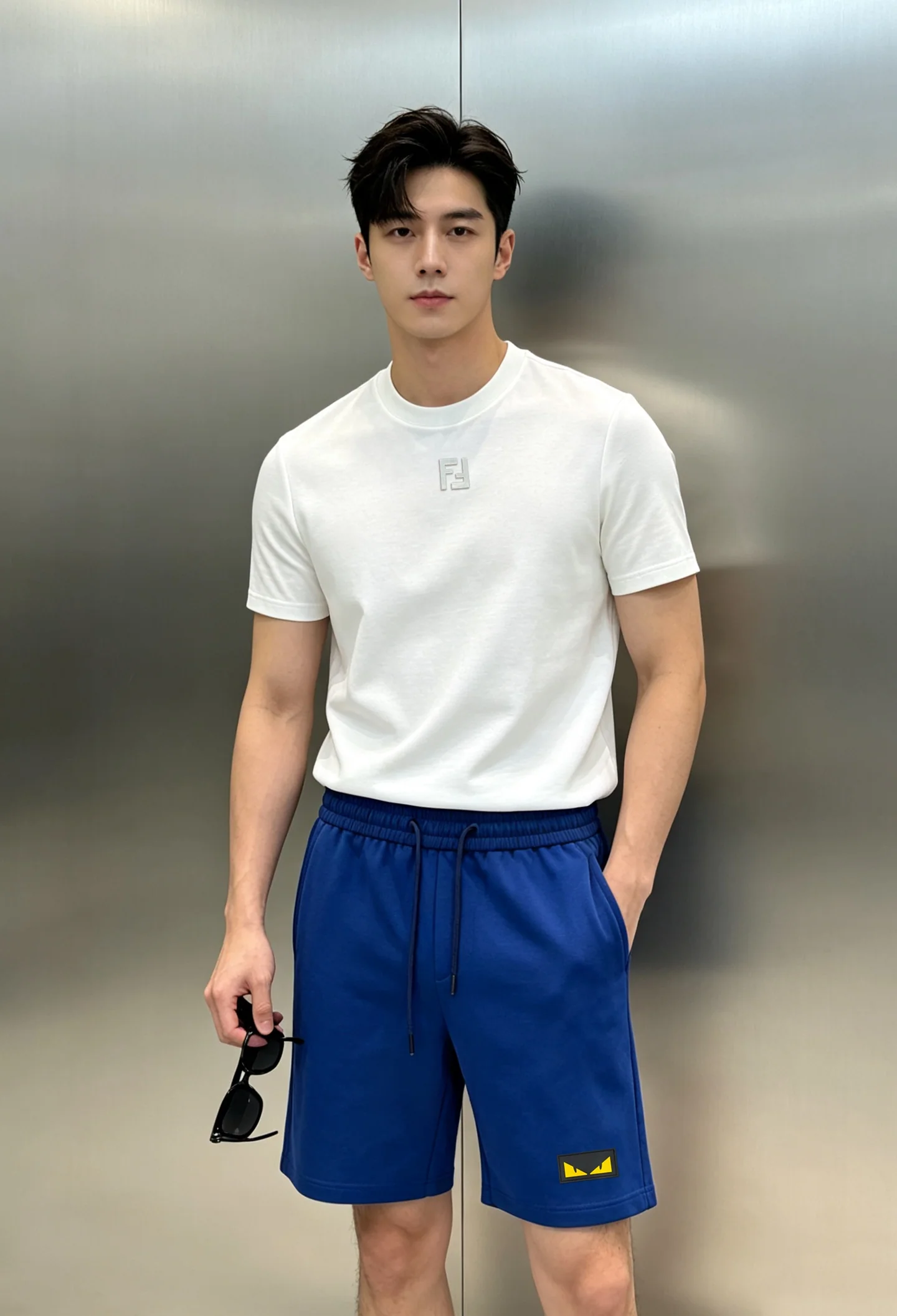 펜디 남성 캐주얼 반팔 티셔츠 143256