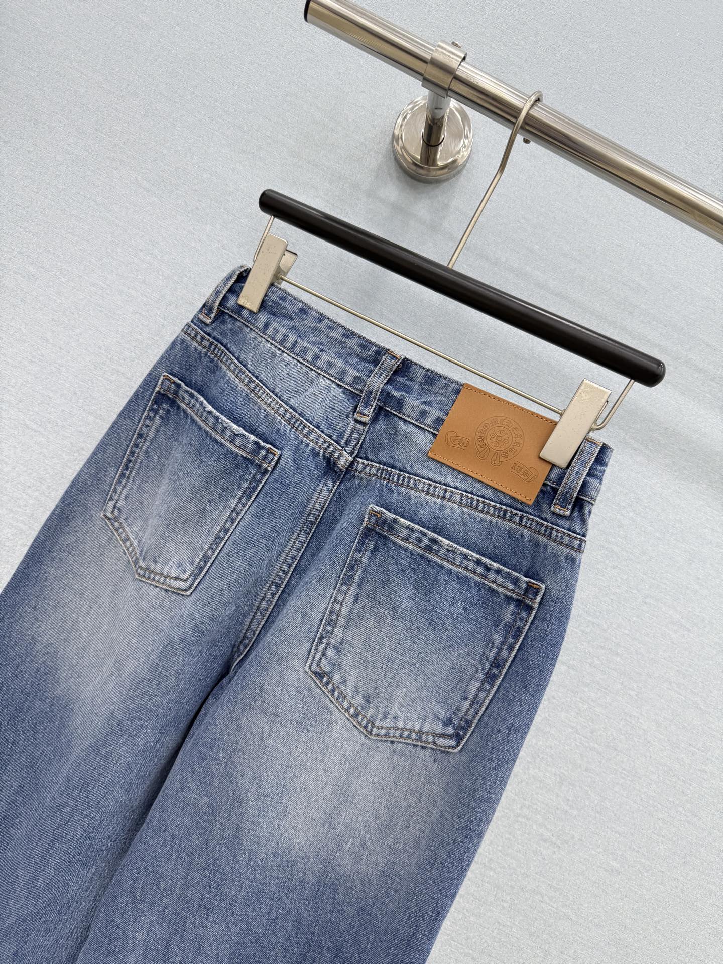 크롬하츠 더블포켓 스트레이트 레그 여성 바지 상세 이미지 7