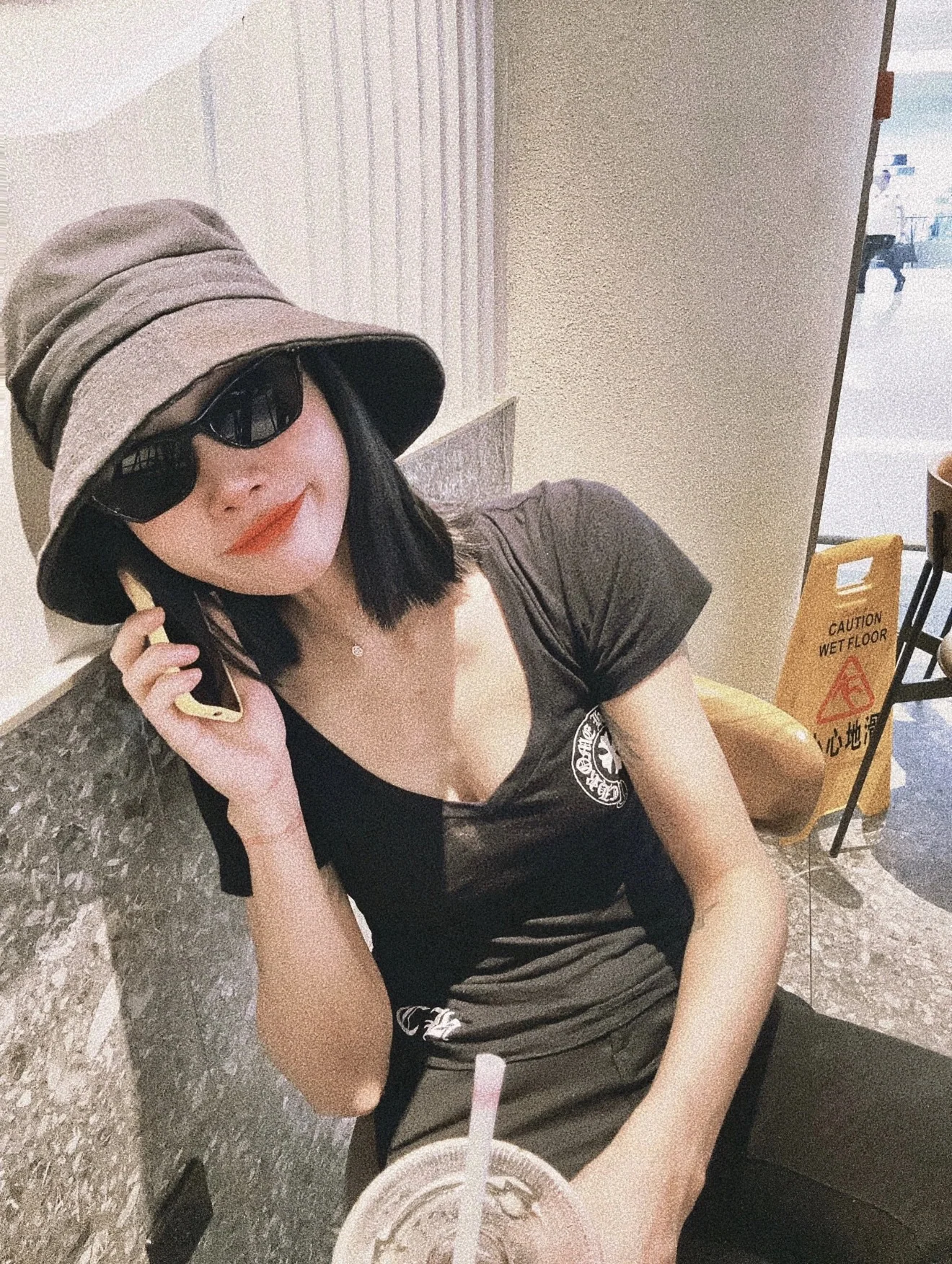 크롬하츠 V넥 십자 말굽 프린트 남성 반팔 티셔츠 상세 이미지 32