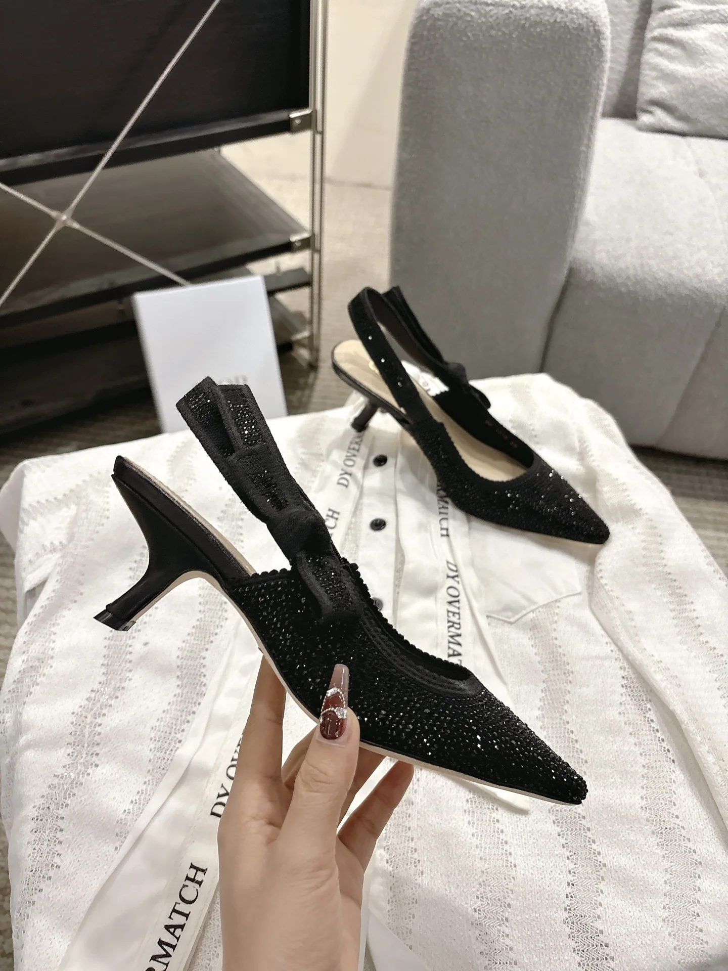 디올 리본 키튼힐 샌들 상세 이미지 9