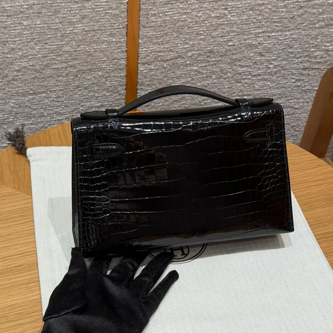 에르메스 켈리 블랙 미니 클러치 가방 상세 이미지 2