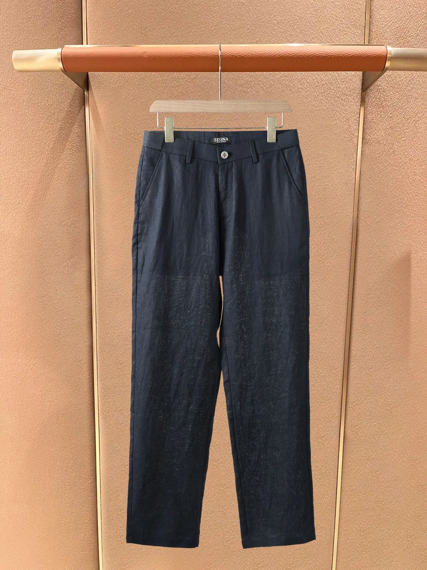 로로피아나 코튼 린넨 남성 바지 M-3 XL 상세 이미지 1