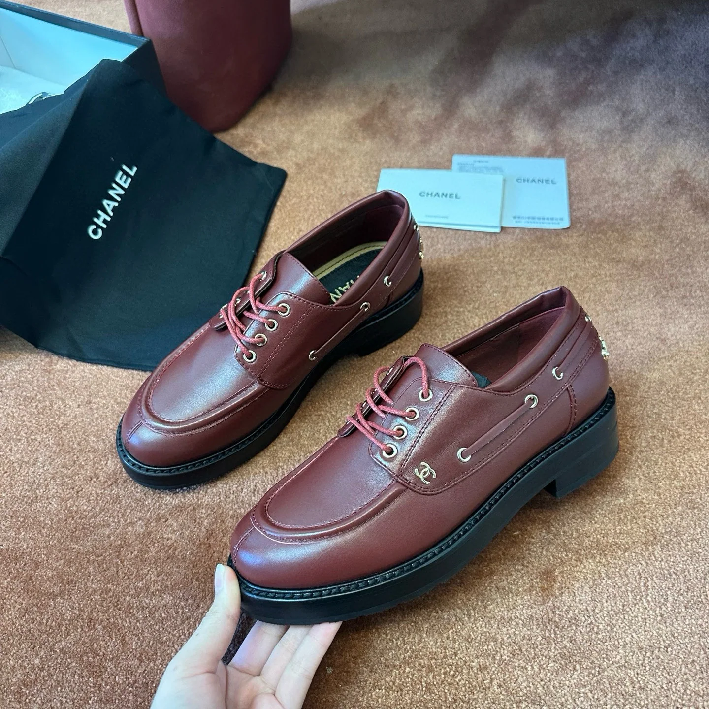 샤넬 까멜리아 메리제인 플랫 신발 상세 이미지 2