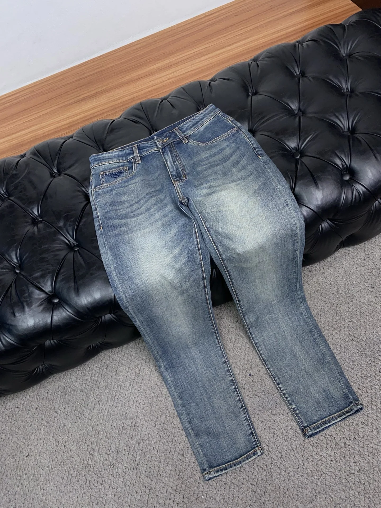 프라다 남성 데님 바지 상세 이미지 6