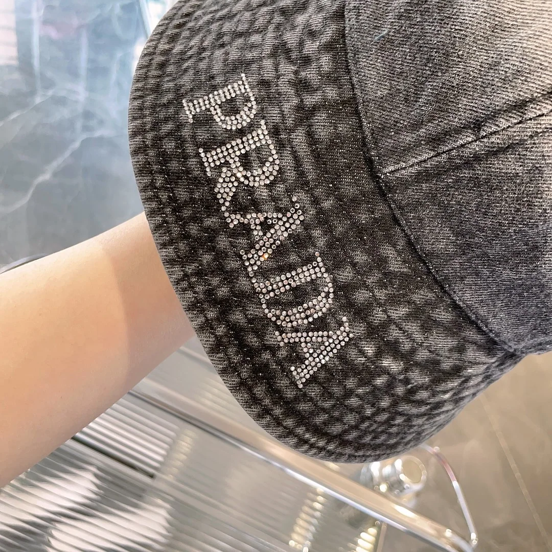 프라다 타이다이 데님 버킷 햇 상세 이미지 8
