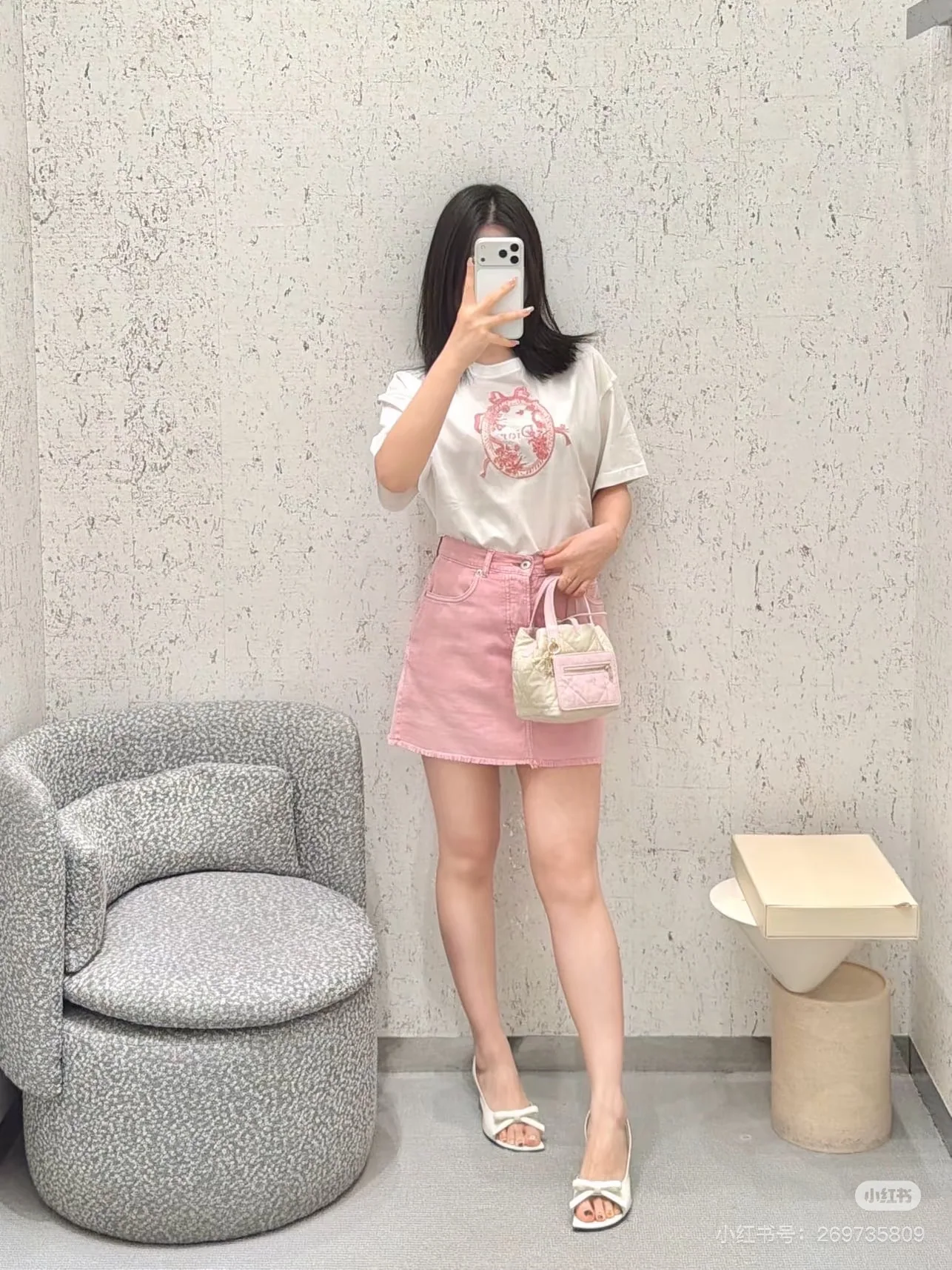 디올 꽃과 동물 자수 코튼 반팔 셔츠 상세 이미지 6