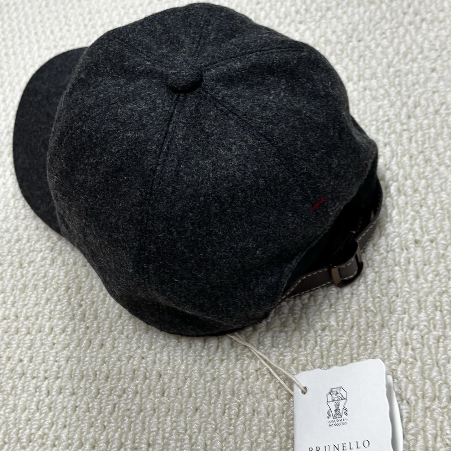 브루넬로쿠치넬리 가죽 버클 조절 베이스볼 캡 상세 이미지 5