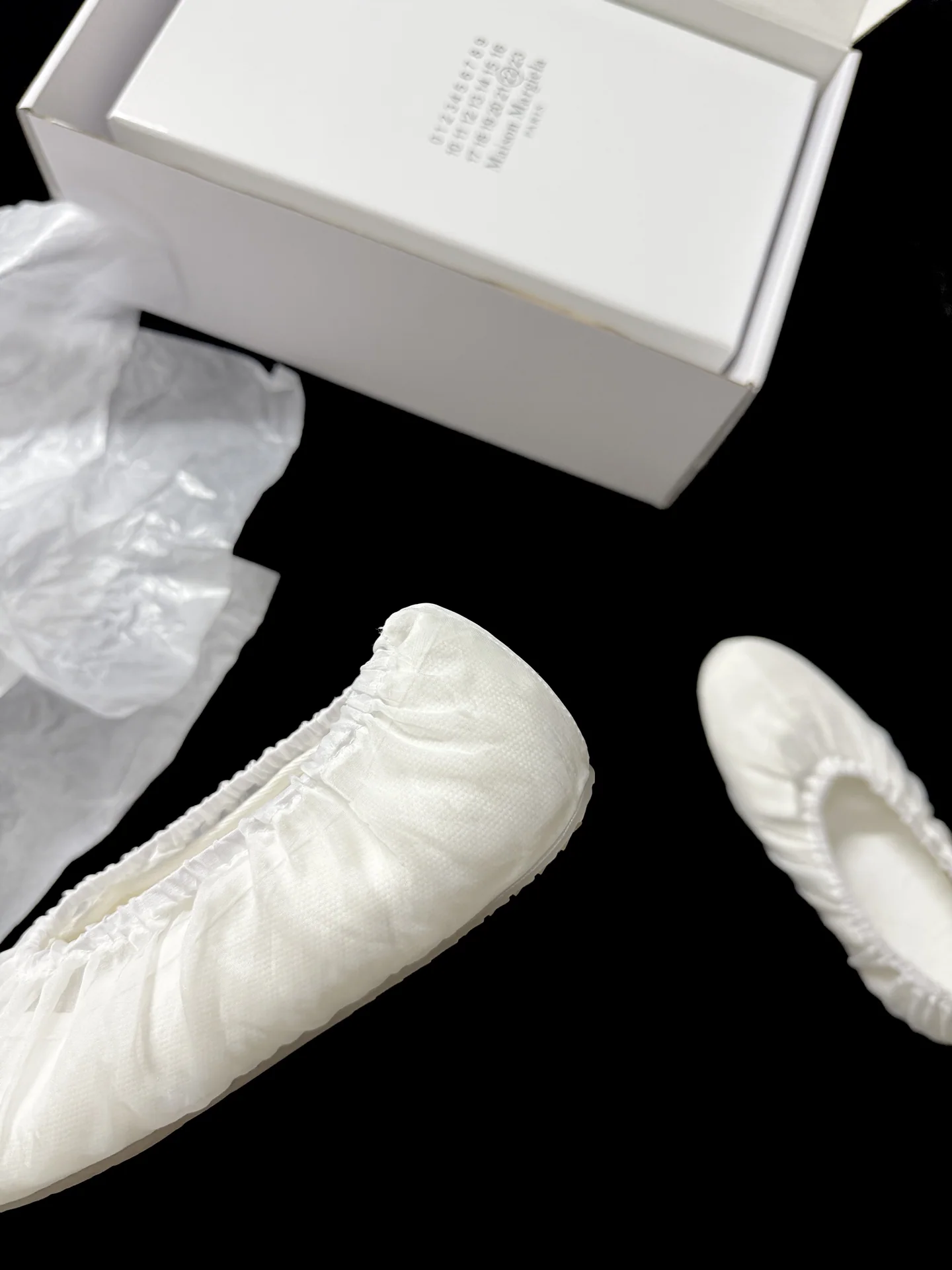 마르지엘라 주름 장식 발레 플랫 상세 이미지 7