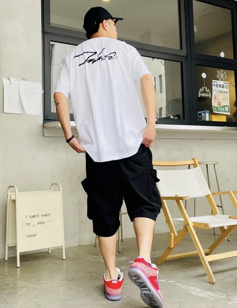 슈프림 그래피티 아트 프린트 남성 반팔 티셔츠 상세 이미지 8