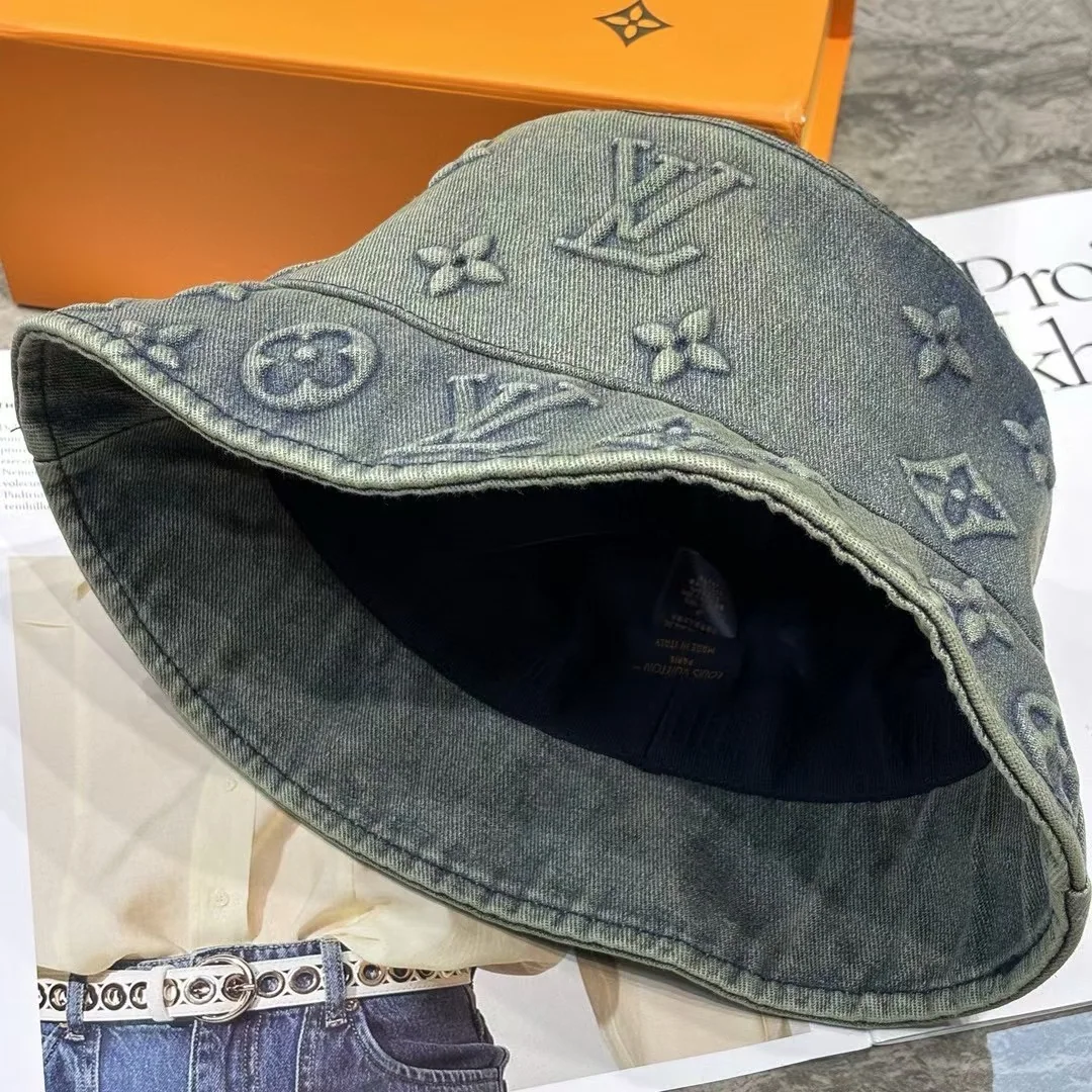 루이비통 데님 모노그램 버킷 햇 모자 상세 이미지 7
