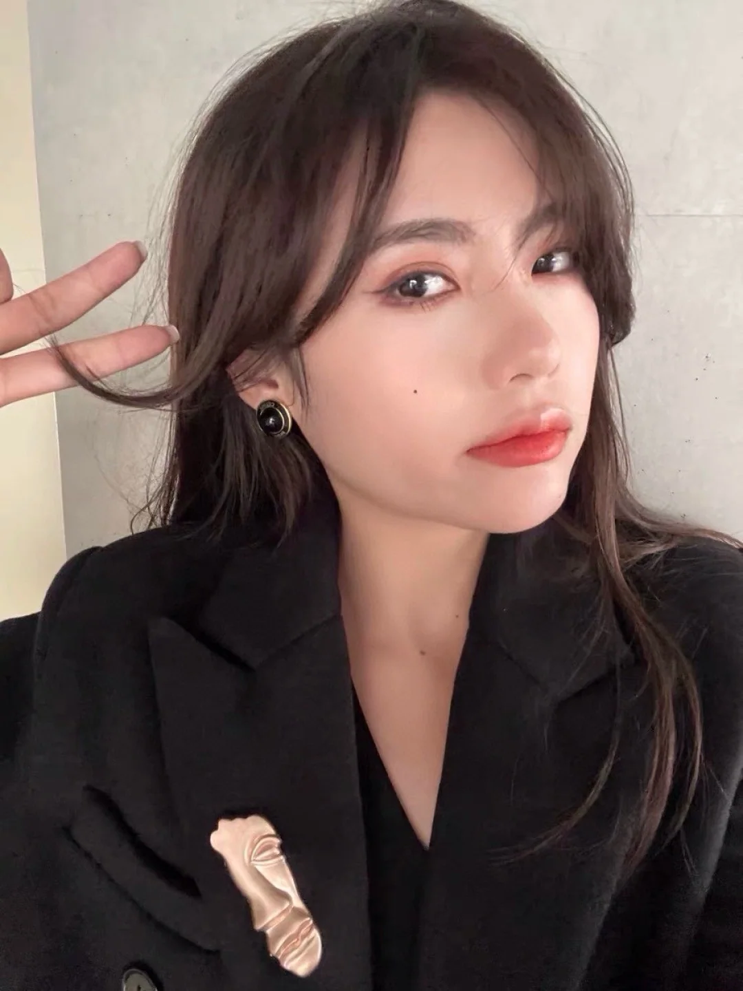 셀린느 빈티지 블랙 귀걸이 상세 이미지 4