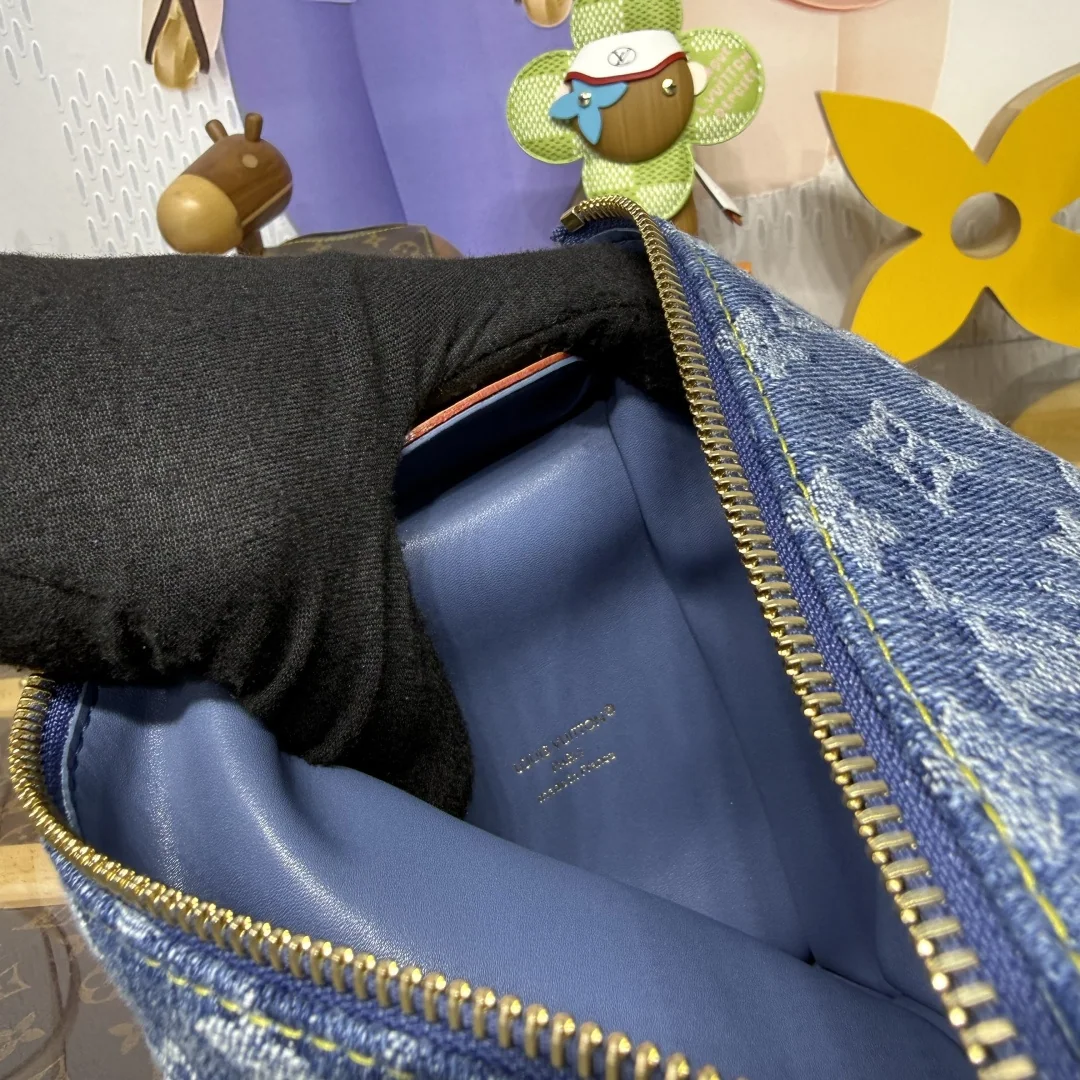 루이비통 버드케이지 미디엄 데님 핸드백 M27450 상세 이미지 8