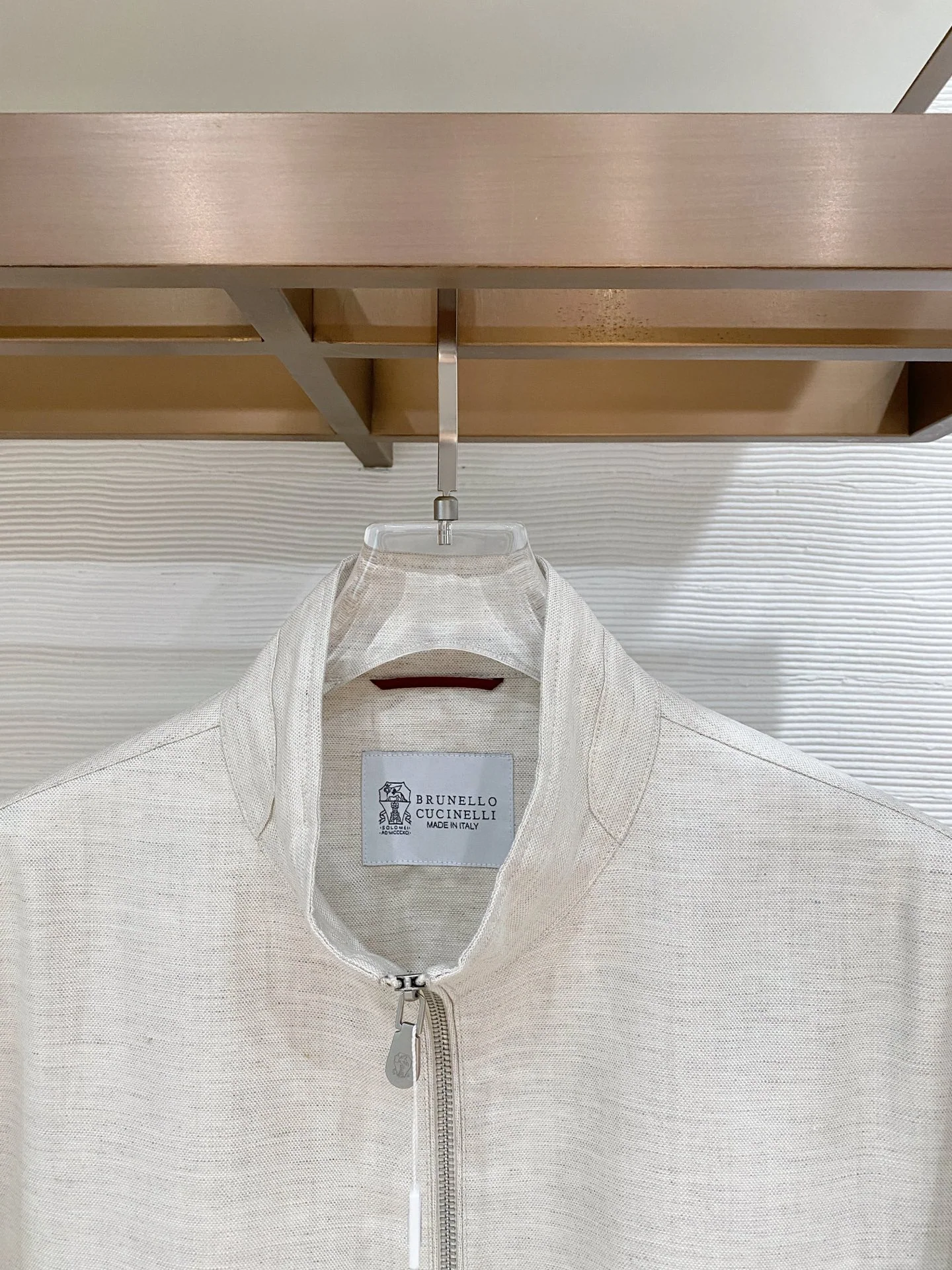 브루넬로쿠치넬리 린넨 마그네틱 스냅 자켓 상세 이미지 2
