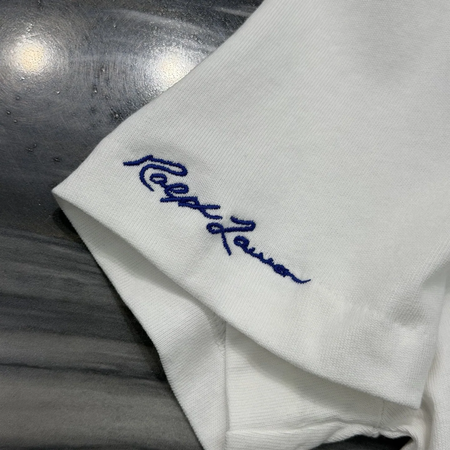 폴로 자수 패치 남성 반팔 티셔츠 상세 이미지 7