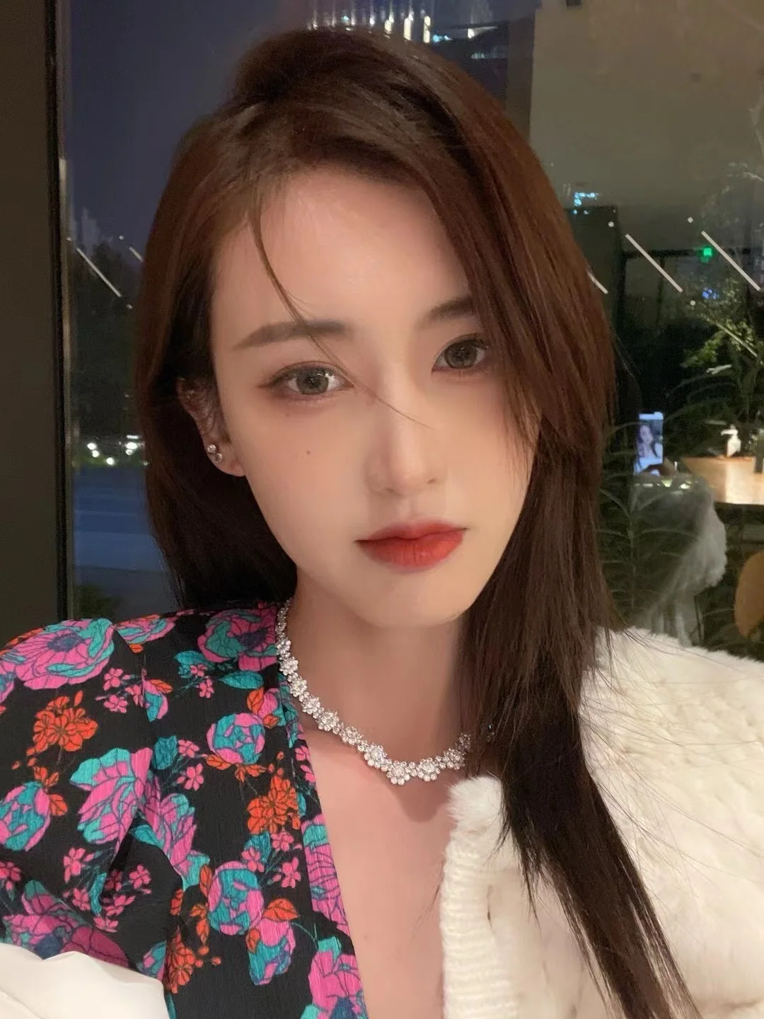 해리윈스턴 해바라기 모티브 실버 목걸이 상세 이미지 4