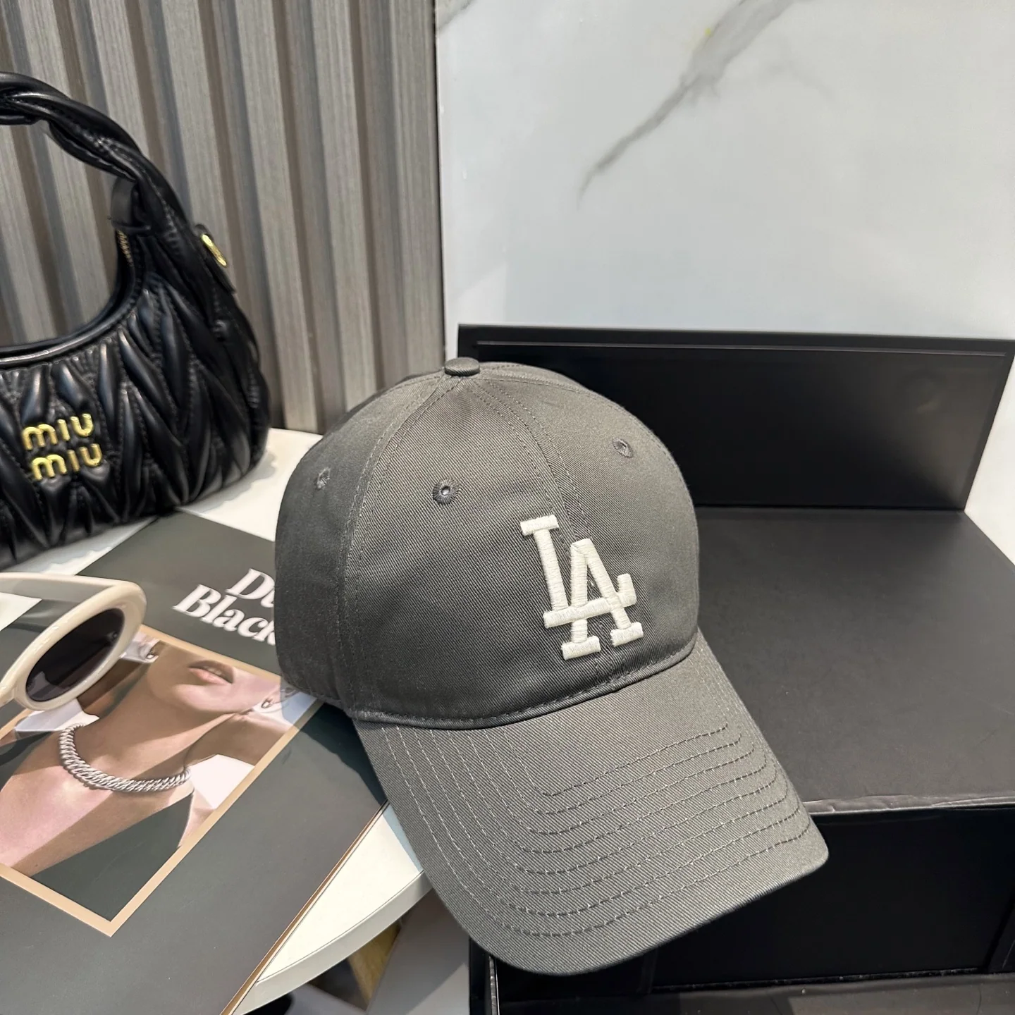 MLB 3D LA 자수 유니섹스 야구모자 상세 이미지 7