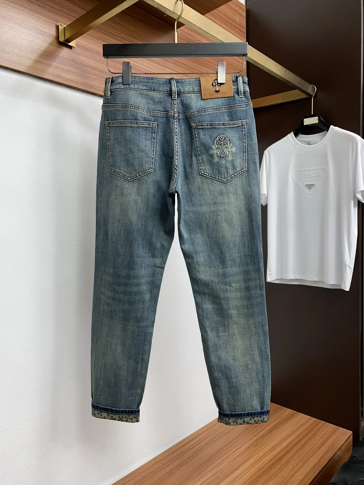 크롬하츠 데님 남성 바지 상세 이미지 8