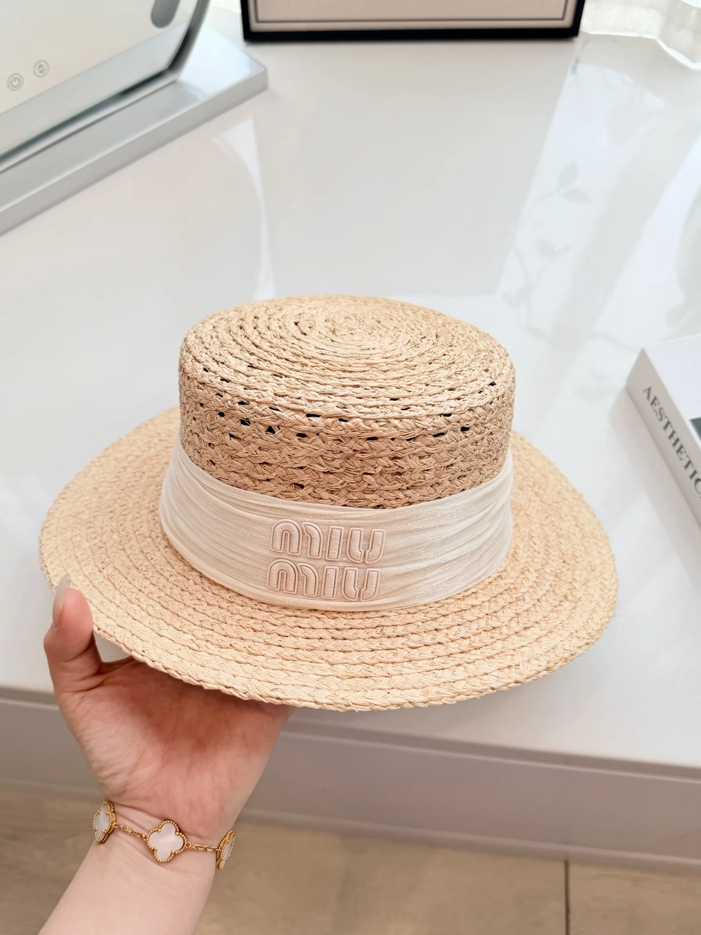 미우미우 모자 80767 Miu Miu Cap 상세 이미지 3