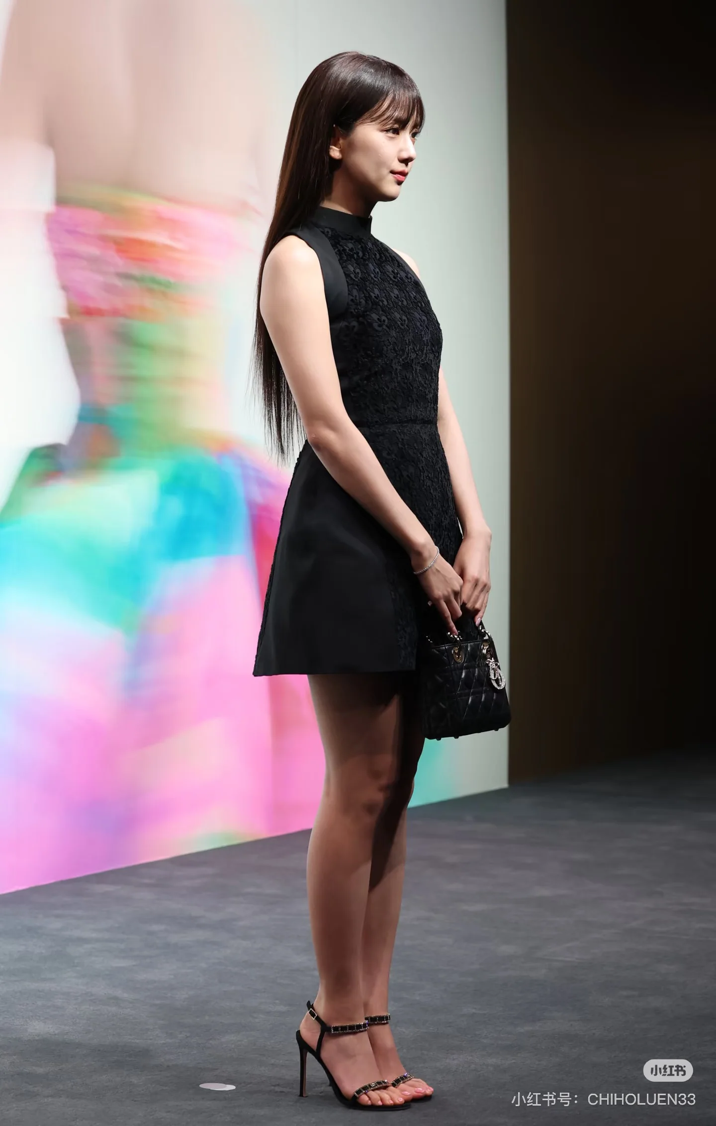샤넬 민소매 스탠드 카라 A라인 여성 원피스 2026 SS 상세 이미지 4