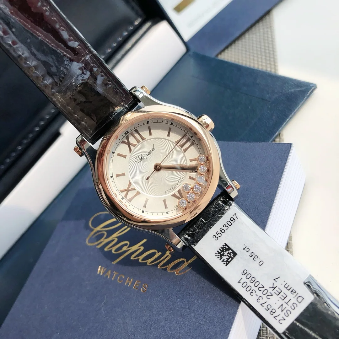 쇼파드 해피 다이아몬드 오토매틱 다이아 여성 시계 레플리카 45080 Chopard 상세 이미지 4