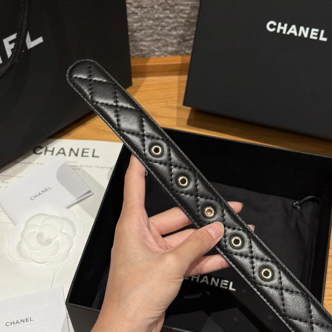 샤넬 더블 C 램스킨 벨트 상세 이미지 7