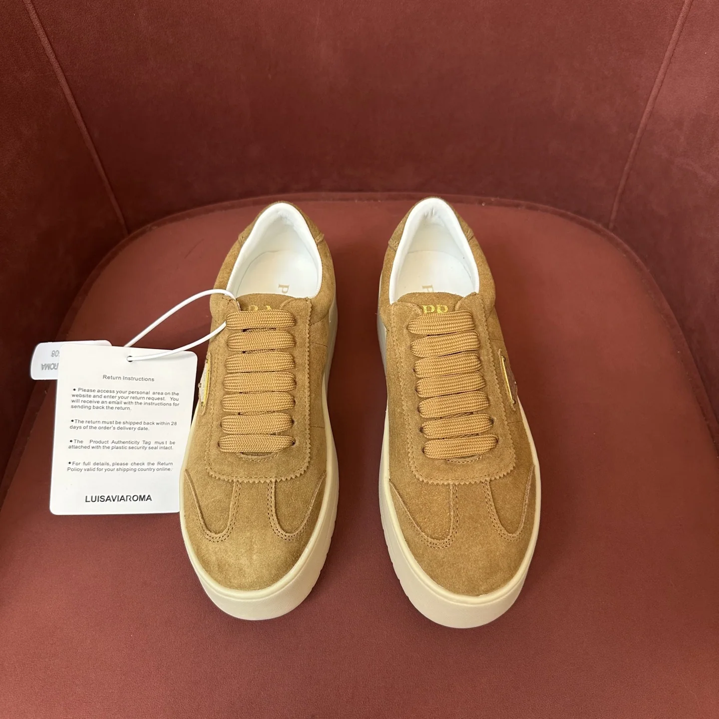 프라다 모놀리스 플랫폼 여성 스니커즈 144096