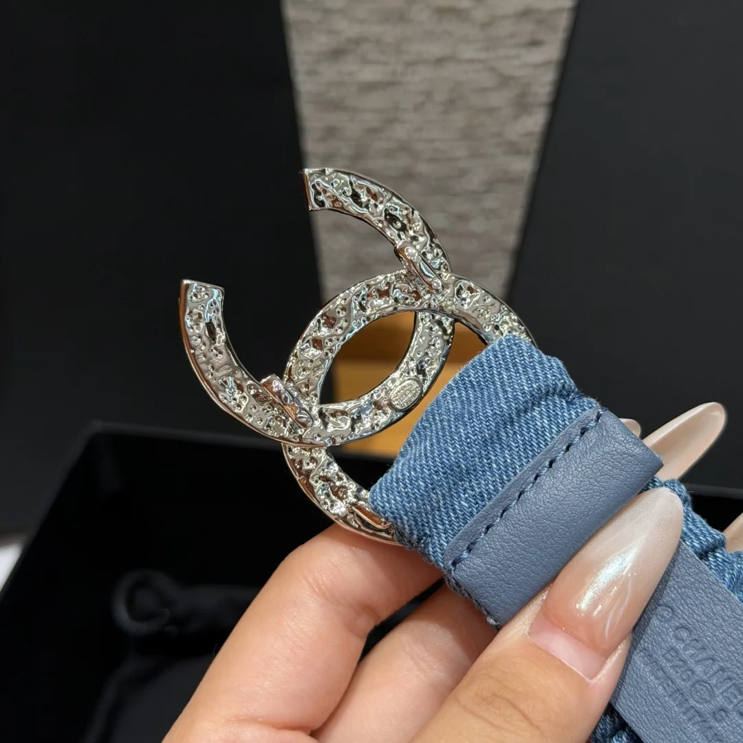 샤넬 램스킨 진주 더블 C 허리벨트 30mm 상세 이미지 4