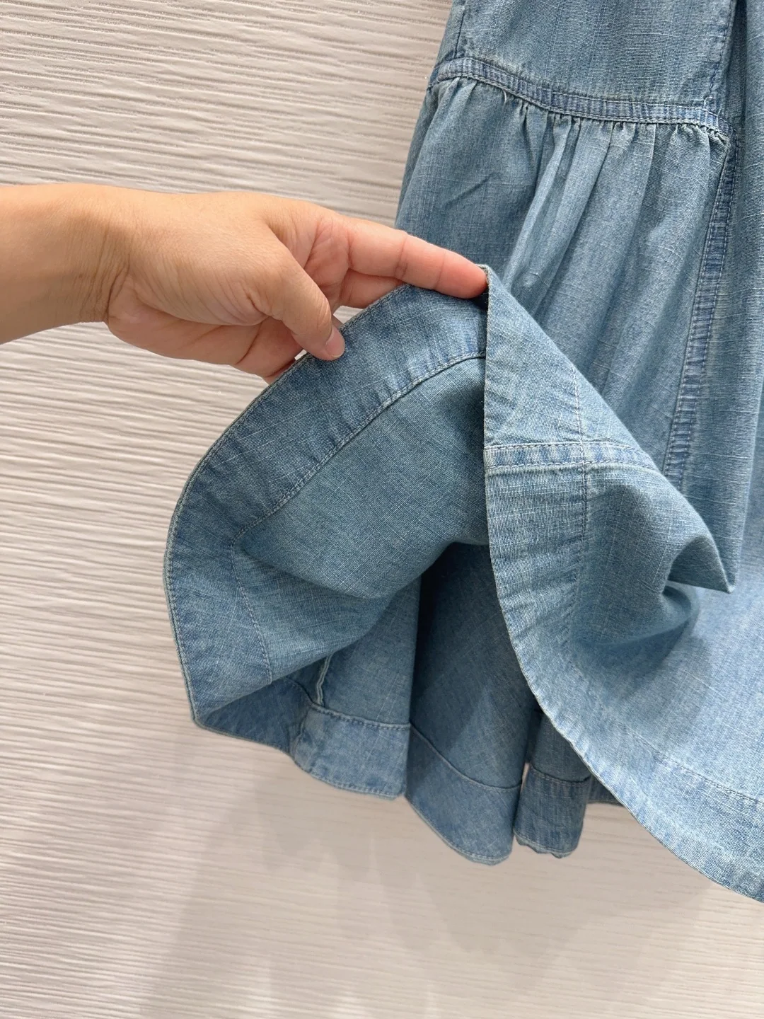 버버리 데미지 가공 데님 원피스 상세 이미지 8