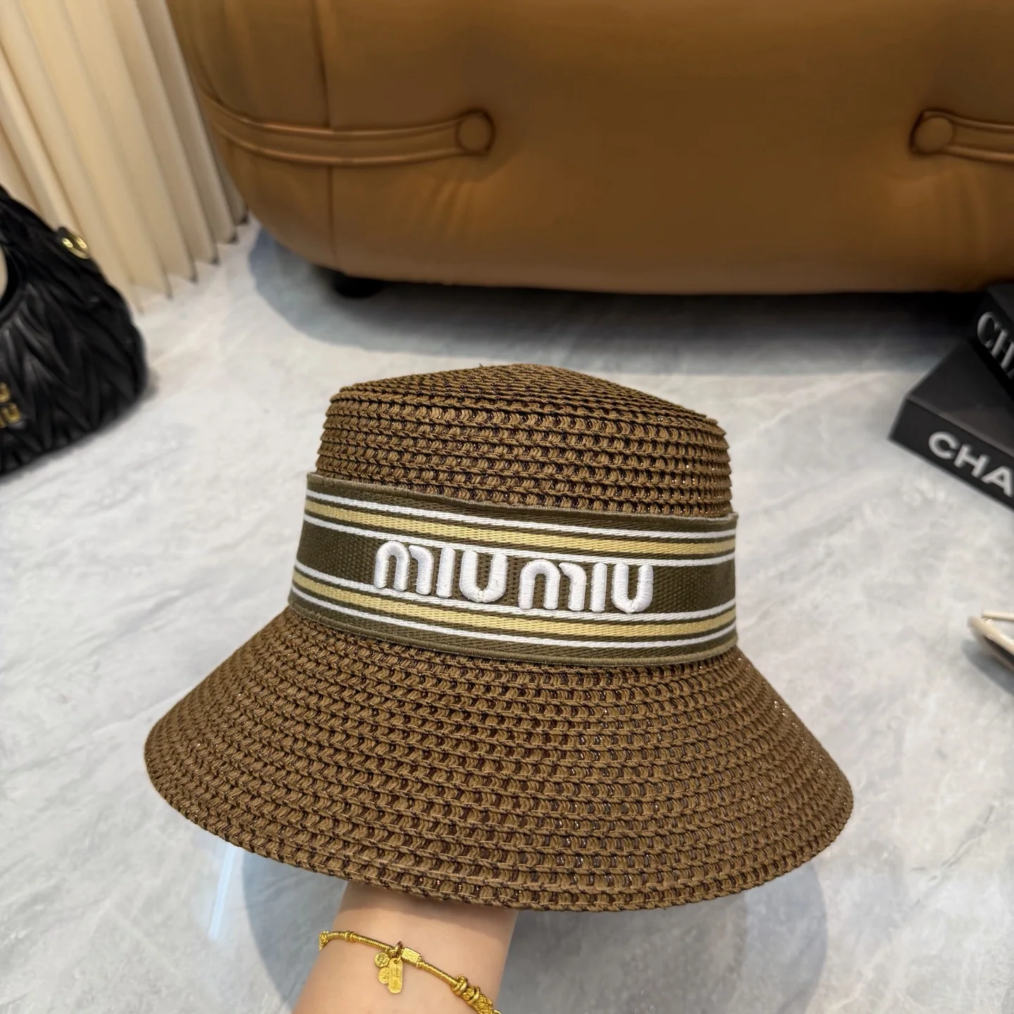 미우미우 모자 80736 Miu Miu Cap 상세 이미지 2