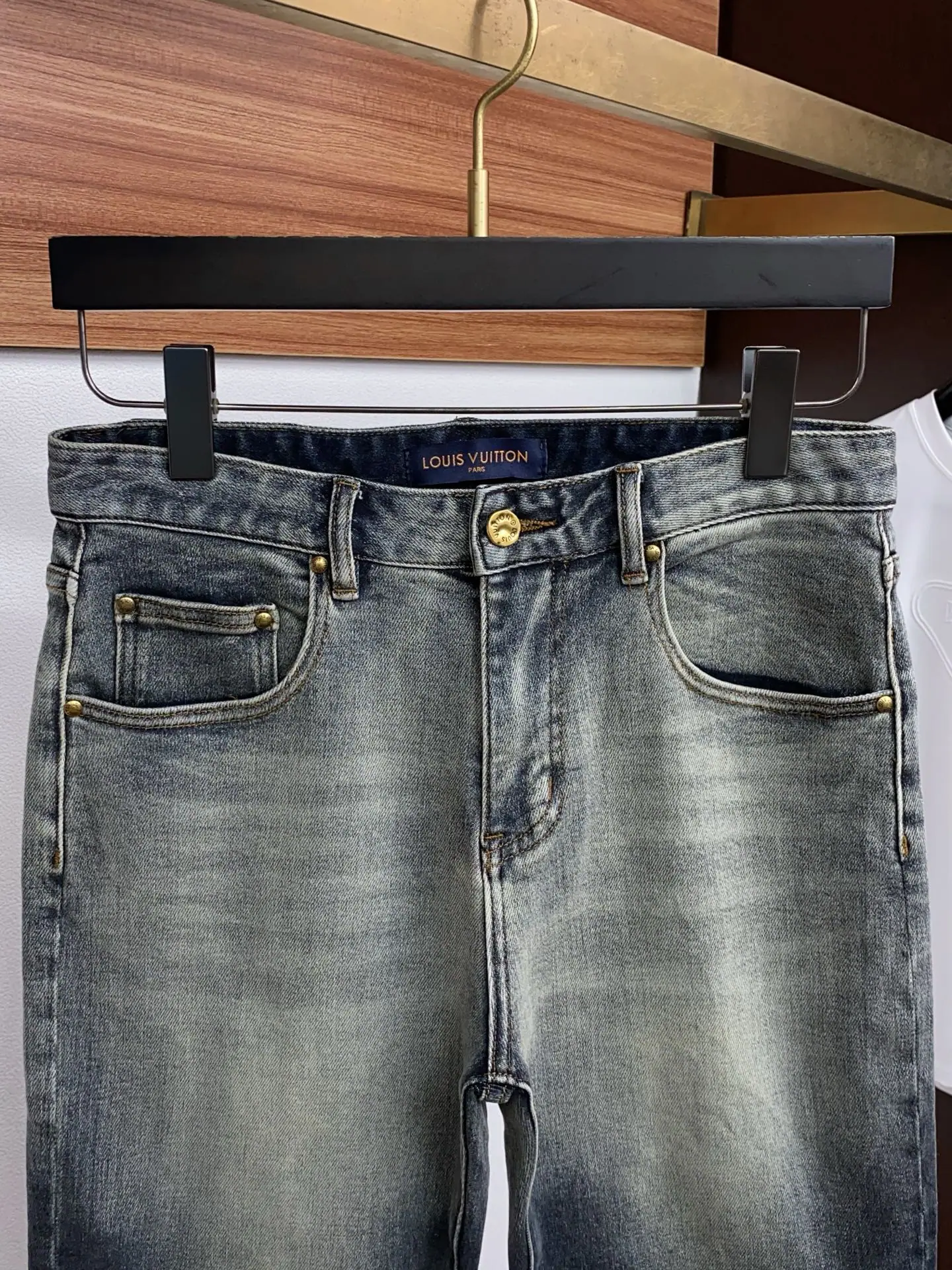 루이비통 데님 남성 반바지 상세 이미지 2